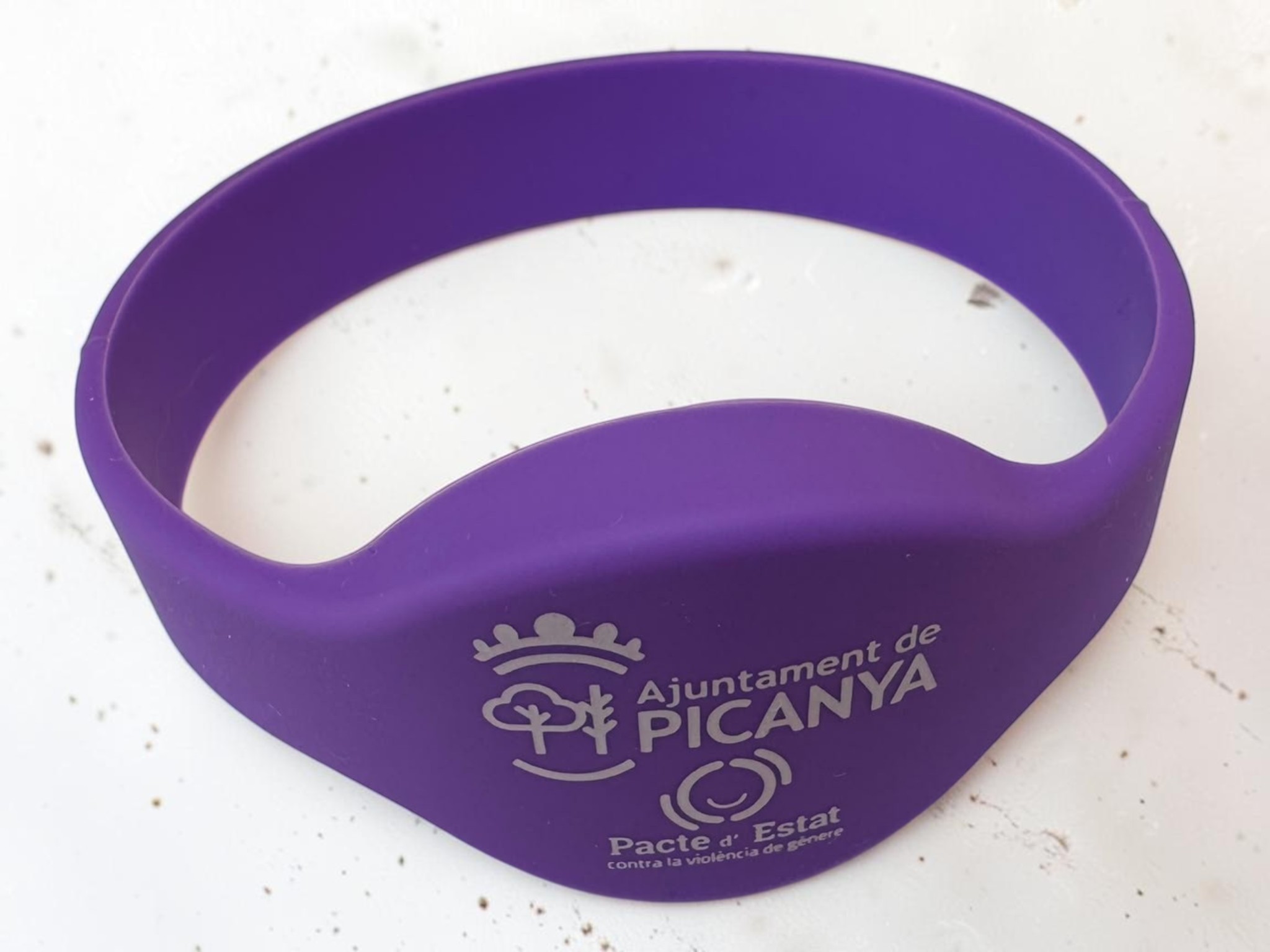 Polsera de silicona NIU·CLIC de l'Ajuntament de Picanya